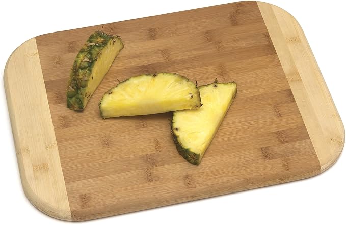 Lipper International Bamboo Wood Two-Tone Kitchen Cutting and Serving Board - Image 3