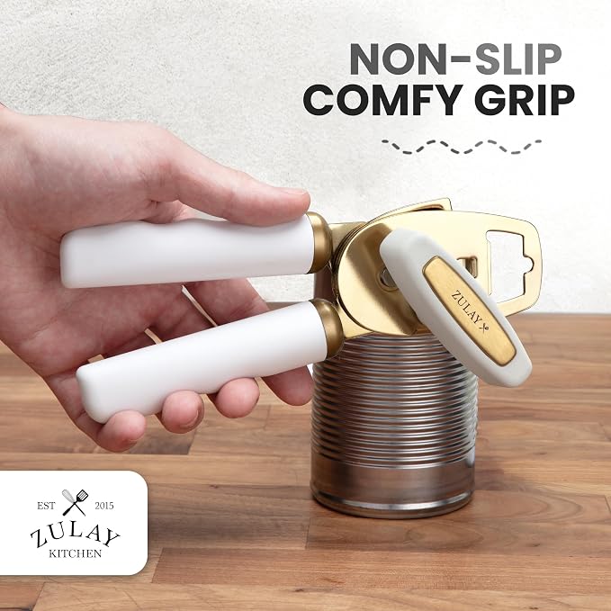 Zulay Kitchen Heavy Duty Stainless Steel Can Opener Manual - Image 5