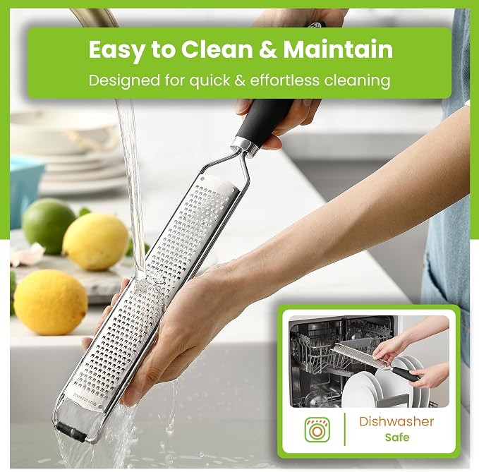 Spring Chef Stainless Steel Lemon Zester Grater - Image 5