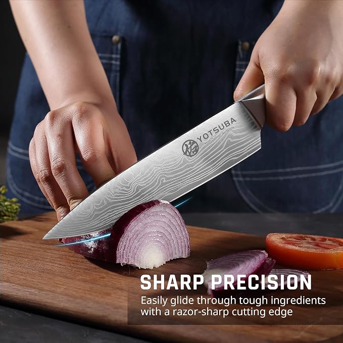 YOTSUBA 8 PCS Japanese Kitchen Knife Set - Image 4
