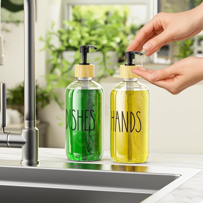 Cisily Dish Soap Dispenser Set - Image 5