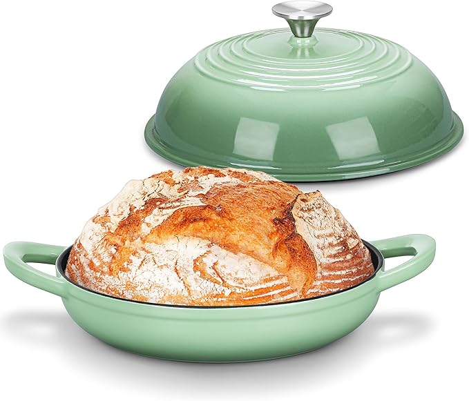 Bread Dutch Oven for Sourdough Baking, Joyfair Enameled Cast Iron Dutch Oven Pot by Joyfair