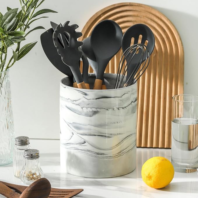 7.2 inch Large Utensil Holder for Kitchen Counter - Image 2