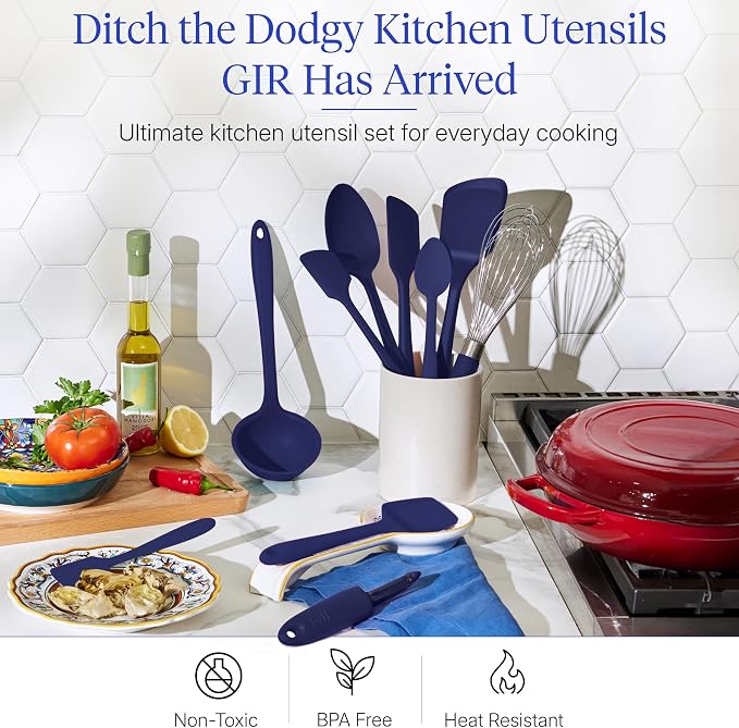 GIR: Get It Right 10-Piece Silicone Ultimate Kitchen Utensil Set – Spatulas - Image 2