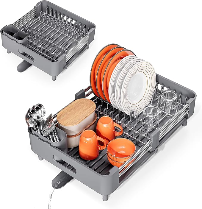 Urackify Stainless Steel Dish Drying Rack - Image 9