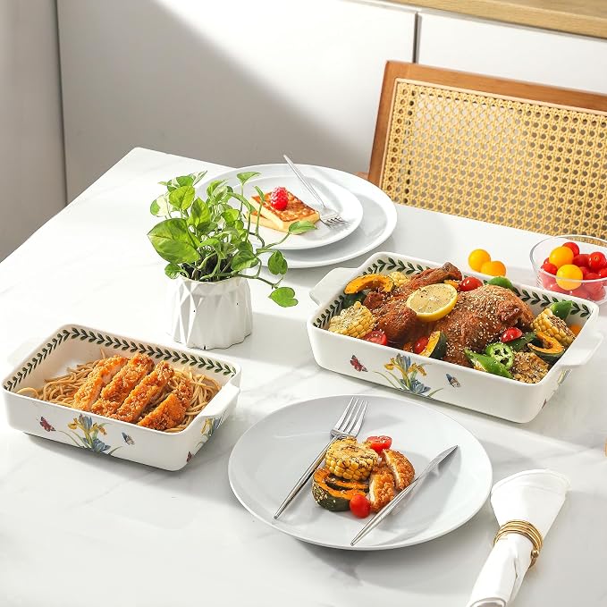 Ceramic Iris Baking Casserole Dish - Image 6