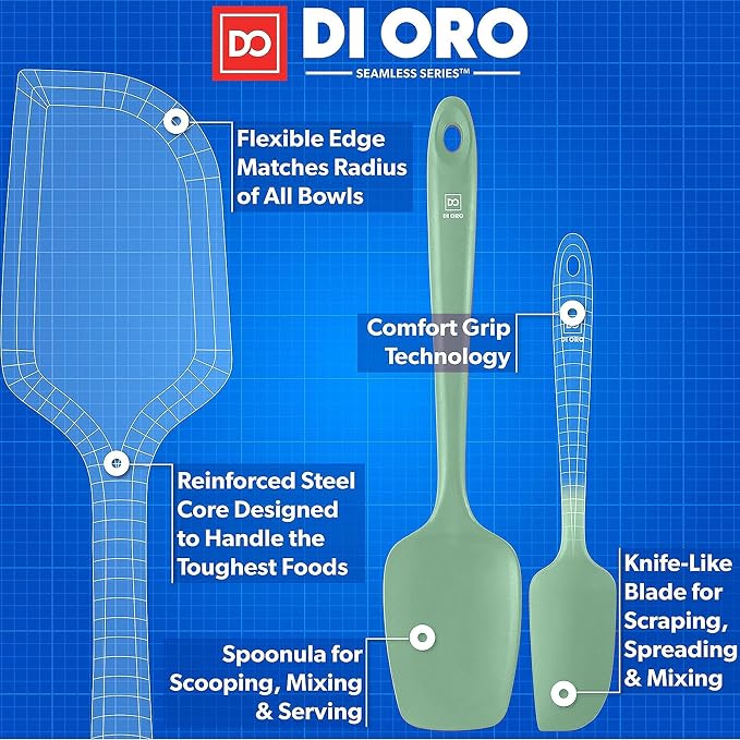DI ORO Silicone Spatula Set - Image 4
