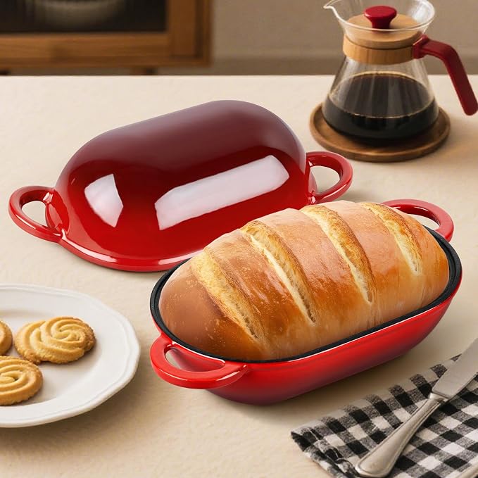 Homikit Enameled Cast Iron Dutch Oven - Image 4