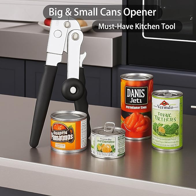 Manual Can Opener Heavy Duty Smooth Edge - Image 6