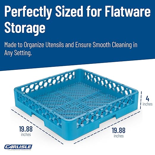 Carlisle FoodService Products Opticlean Flatware Rack Dishwashing Tray - Image 5