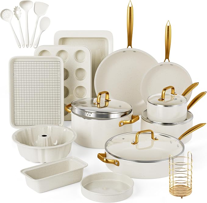 Pots and Pans Set Nonstick by VONIKI
