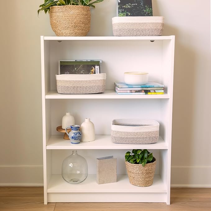 NaturalCozy 11.8"x8"x4.5” Storage Baskets - Image 9