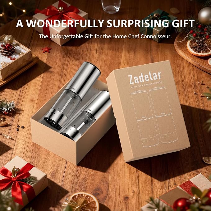 Rechargeable Electric salt and pepper grinder set - Image 6
