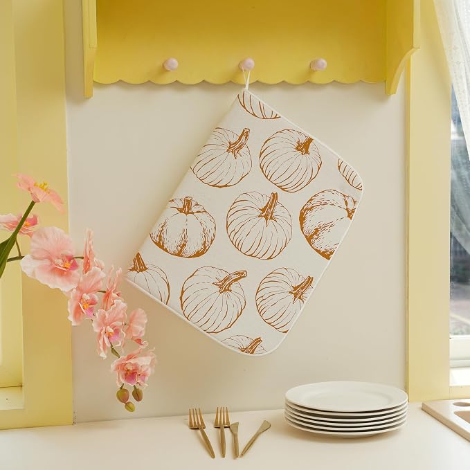 Fall Dish Drying Mat 18x24 Inches - Image 5