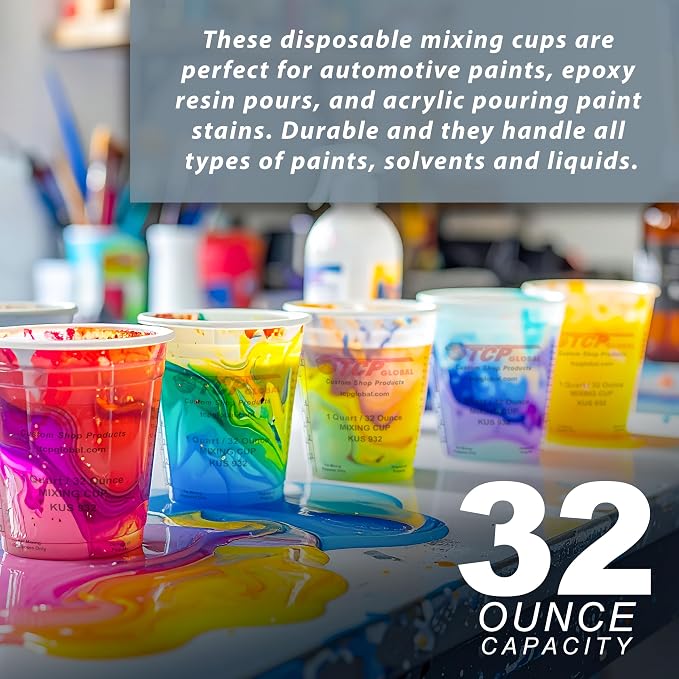 Custom Shop Paint Mixing Cups, 32-Ounce - Image 2