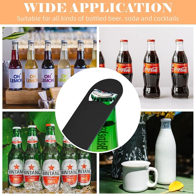 24 Pack Flat Beer Bottle Opener 5 inch Heavy Duty Stainless Steel Flat Bottle - Image 7