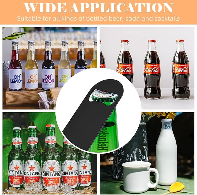 24 Pack Flat Beer Bottle Opener 7 inch Heavy Duty Stainless Steel Flat Bottle - Image 7