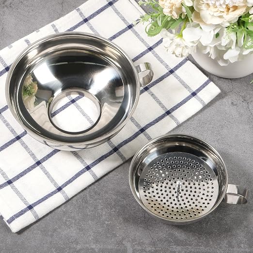 3 Piece Stainless Steel Canning Funnel Set - Image 9