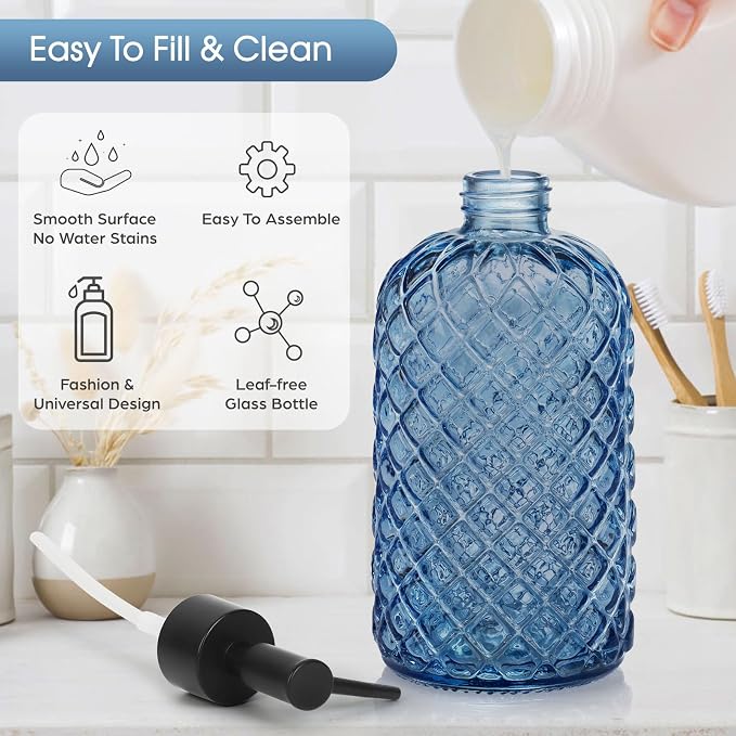 Topsky Gem Glass Soap Dispenser - Image 2