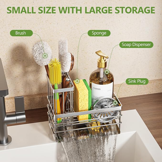 Cisily Sink Caddy Sponge Holder - Image 3