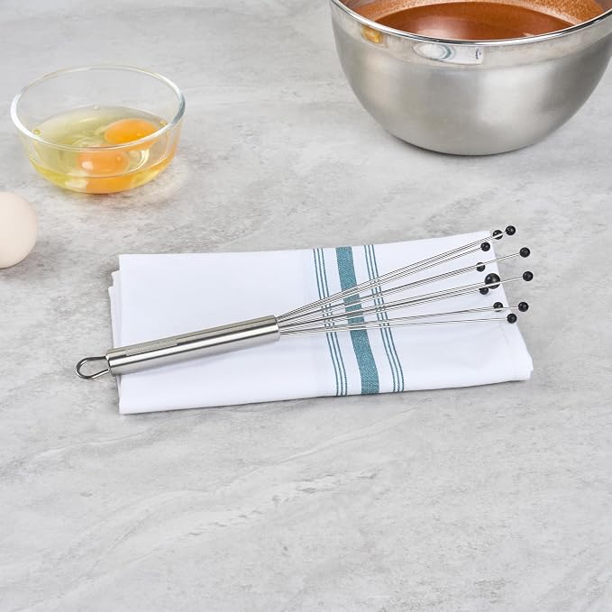 Restaurantware 10.5 in Stainless Steel Ball Whisk - Image 3