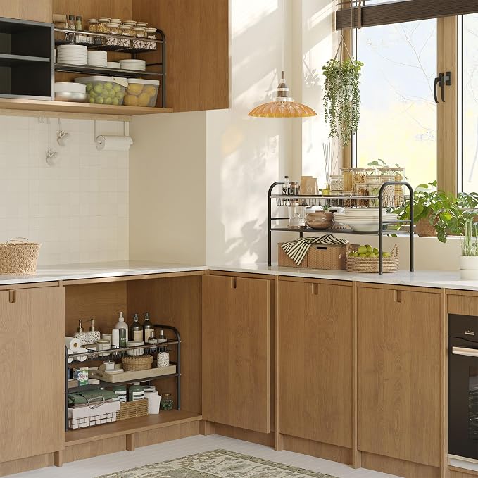 NETEL Under Sink Organizers and Storage, 2 Tier Expandable Under Cabinet - Image 7