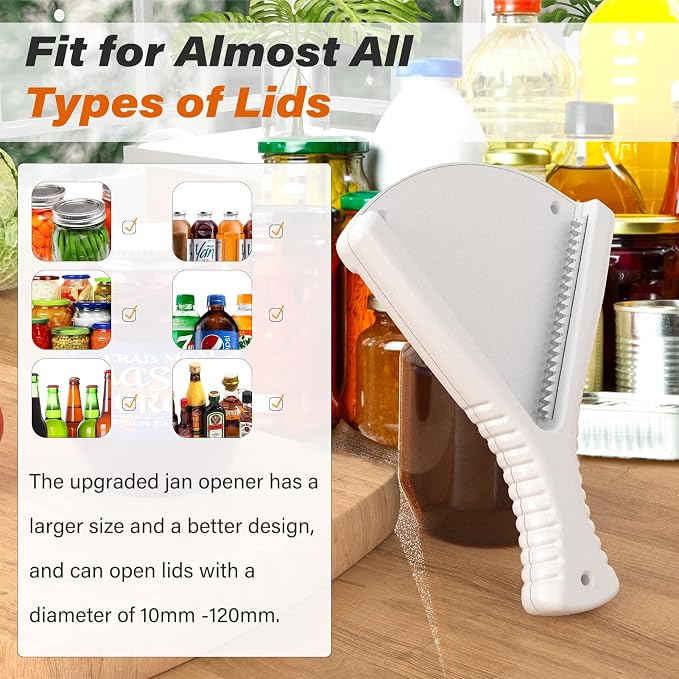 Jar Opener for Weak Hands, Dual Usage | Easy Grip Jar Opener & Under Cabinet - Image 6