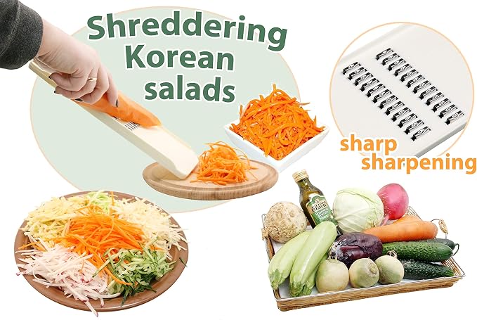 KOREAN CARROT GRATER SALAD White - Image 7