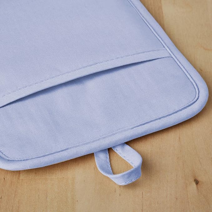 KitchenAid Ribbed Soft Silicone Pot Holder 2-Pack Set, Lavender Cream Purple - Image 4