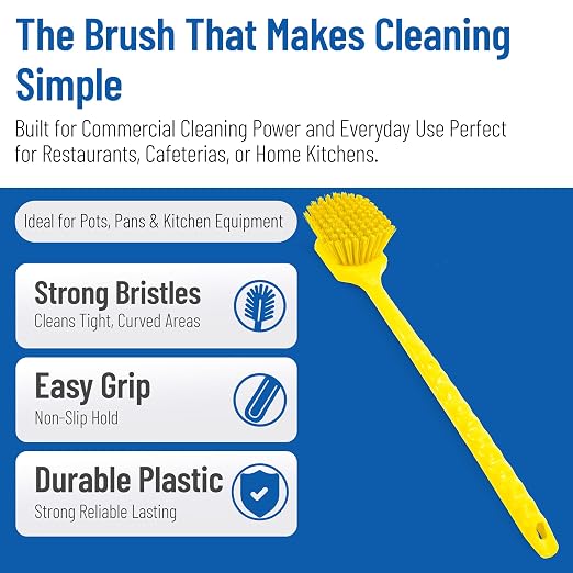 SPARTA 40501EC04 Plastic Large Scrub Brush, Kitchen Brush, Utility Brush - Image 3