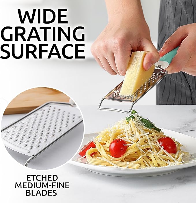 Zulay Kitchen Professional Cheese Grater Stainless Steel - Image 3