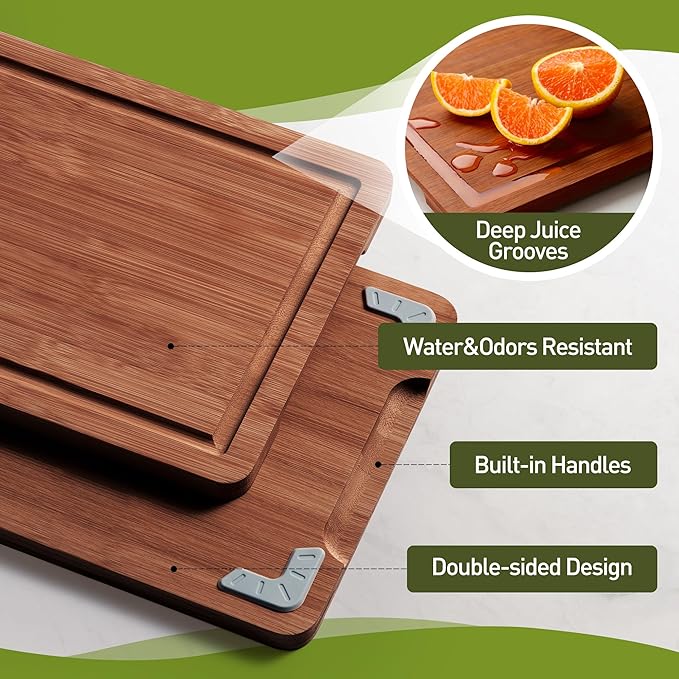 Extra Large Bamboo Cutting Board - Image 4