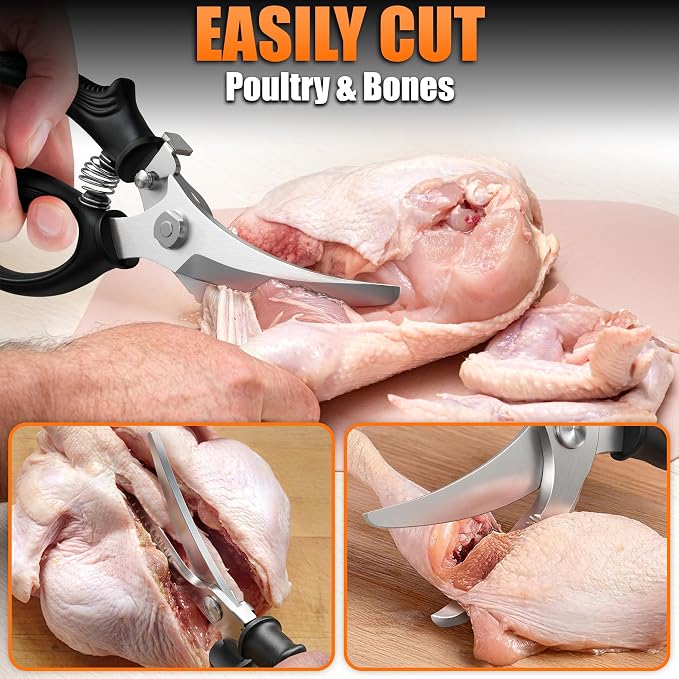 Poultry Shears Heavy Duty – Stainless Steel Chicken Shears - Image 5