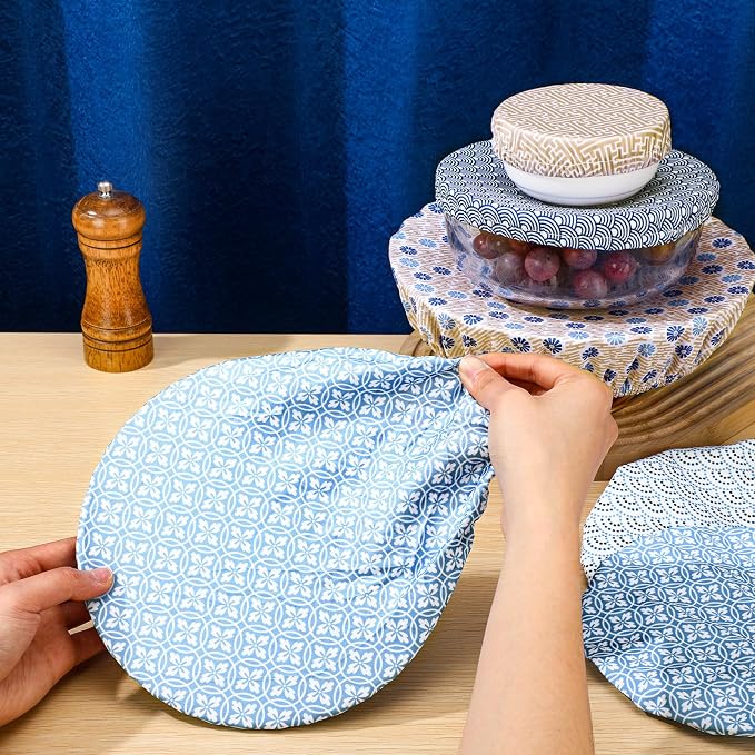 10 Pack Cloth Bowl Covers for Bread Rising - Image 7