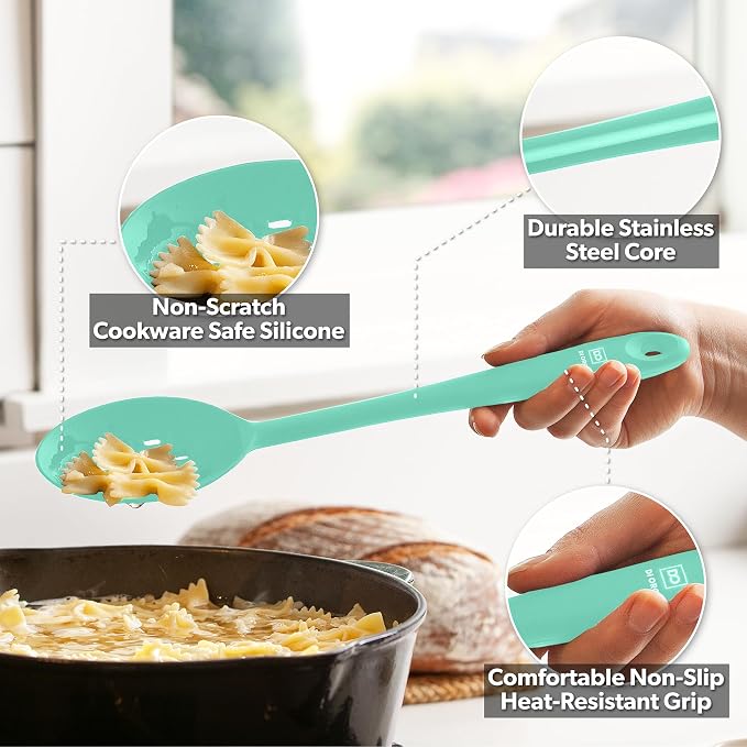 DI ORO Silicone Spoons for Cooking - Image 3