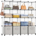 HOMIDEC Closet Organizers and Storage, 16 Cube Storage Organizer, Closet by DecorateYourHome