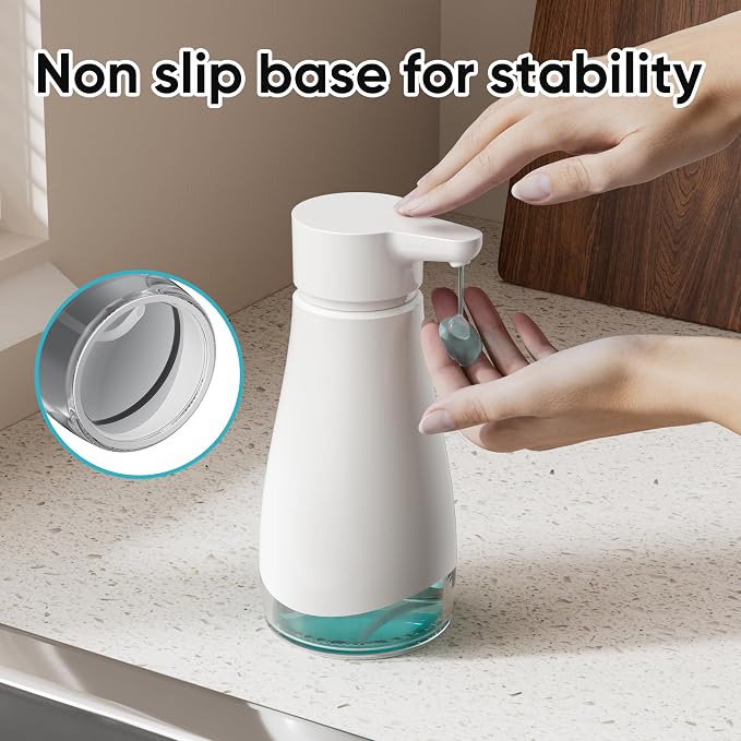 Oasis Creations 500 mL /17fl.oz Stainless Steel Liquid Soap Dispenser - Image 5