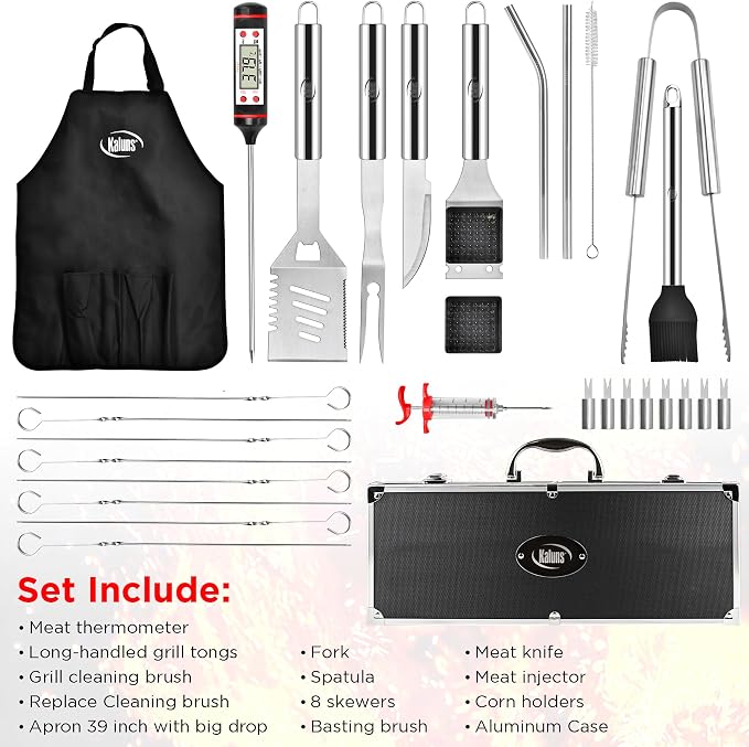Kaluns 32 Psc Grilling Accessories, Dad Gifts - Image 8