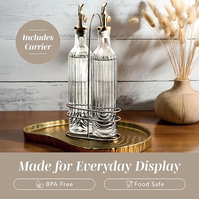 COOK WITH COLOR Glass Olive Oil Bottle Dispenser - Image 6