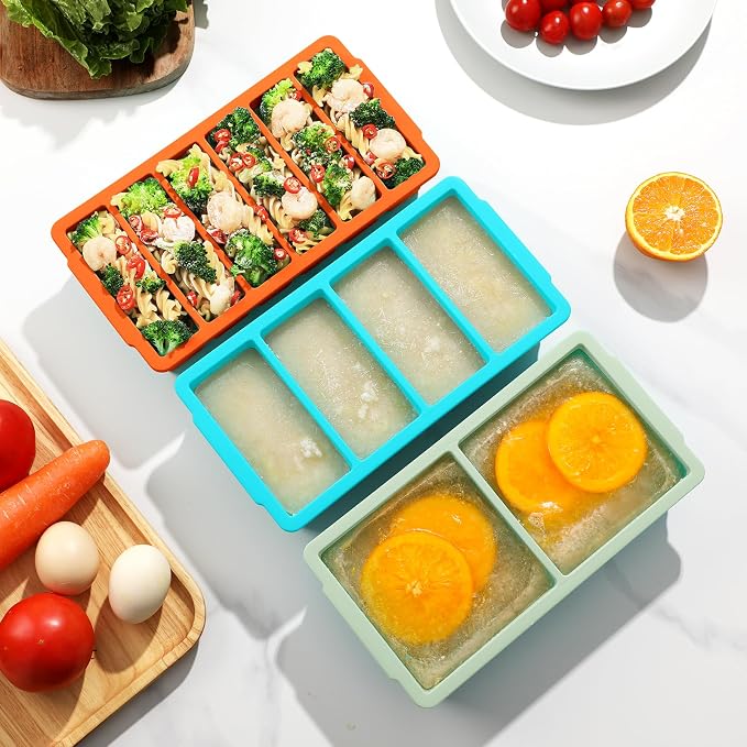 Doasuwish 3-Pack Silicone Freezer Trays - Image 8