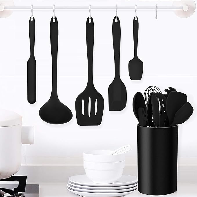 LIANYU 14 Pcs Silicone Kitchen Utensils Set - Image 7