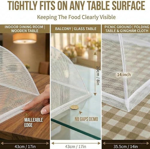 4-Pack Food Cover Mesh Food Tent - Image 2