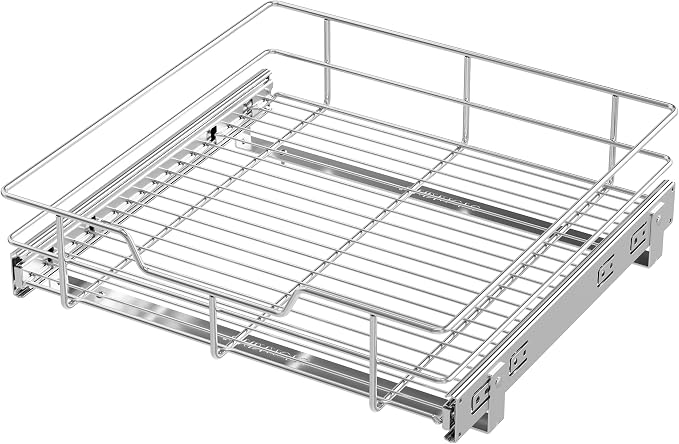 Pull Out Cabinet Organizer 17" W X 17" D, Slide Out Drawers by STORKING