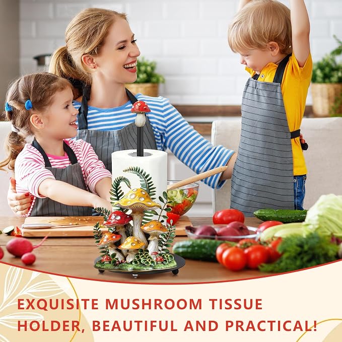 Thyle Mushroom Paper Towel Holder - Image 2