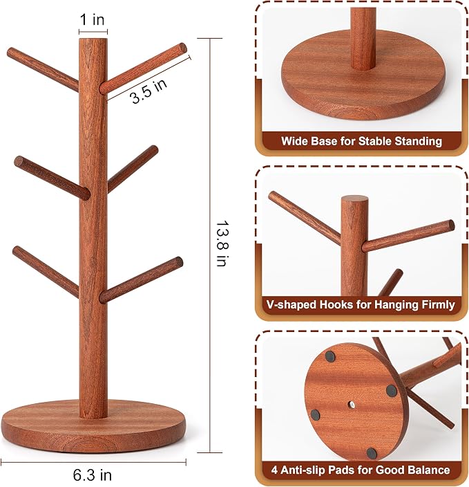 MyLifeUNIT Mug Holder Tree, Coffee Cup Holder - Image 5
