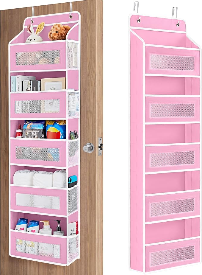 JARLINK Over The Door Organizer Storage, 5 Shelf Hanging Door Organizer by JARLINK