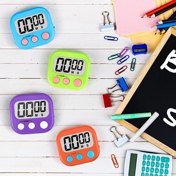 Digital Timer for Kids Teacher Supplies Classroom Timer for Study Learning - Image 2