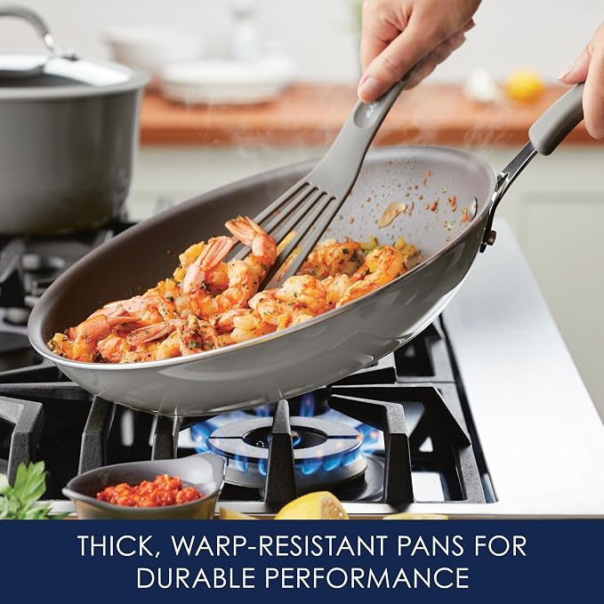 Rachael Ray Cook + Create Nonstick Frying Pan/Skillet, 12.5 Inch - Image 7