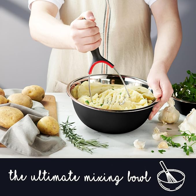 WHYSKO Stainless Steel Mixing Bowl Set, 10 Piece Stainless Steel Mixing Bowls - Image 3