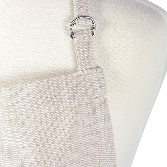 DII 100% Cotton Solid Chambray Kitchen Set, Chef Apron, 1 Piece - Image 5